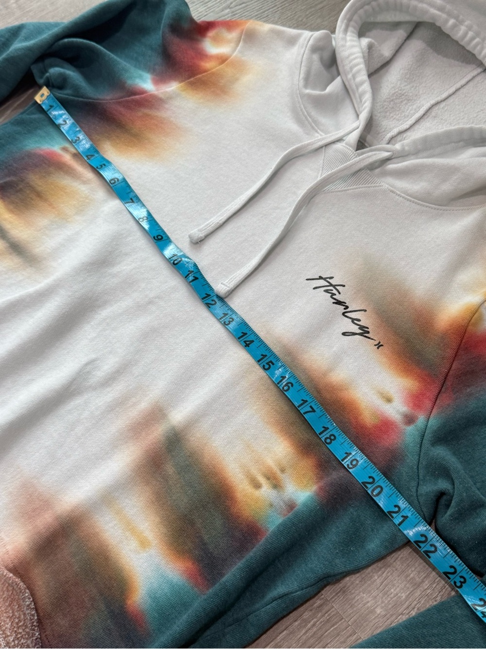 Hurley Tie-Dye Cropped Pullover Hoodie | Women’s Large | Fleece Lined - Picture 5 of 6